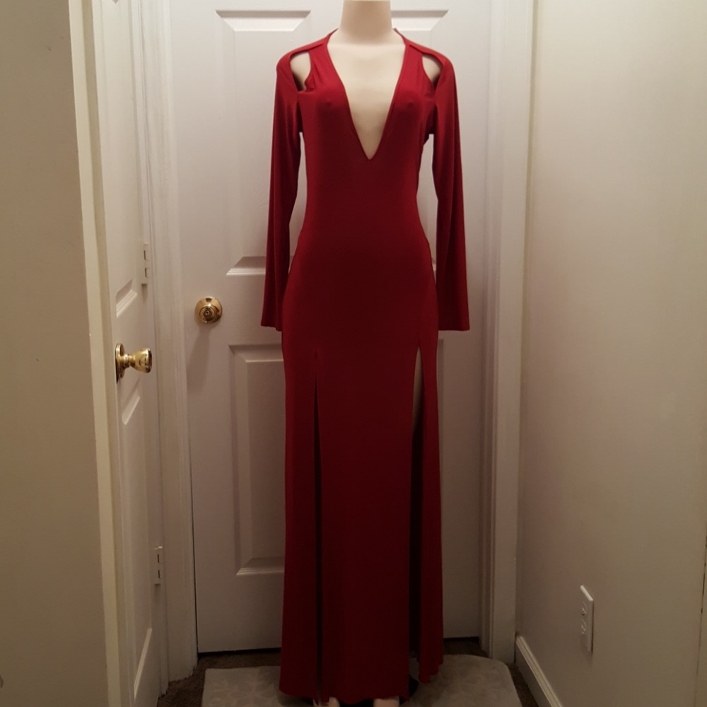 SEXY RED BODYCON DRESS